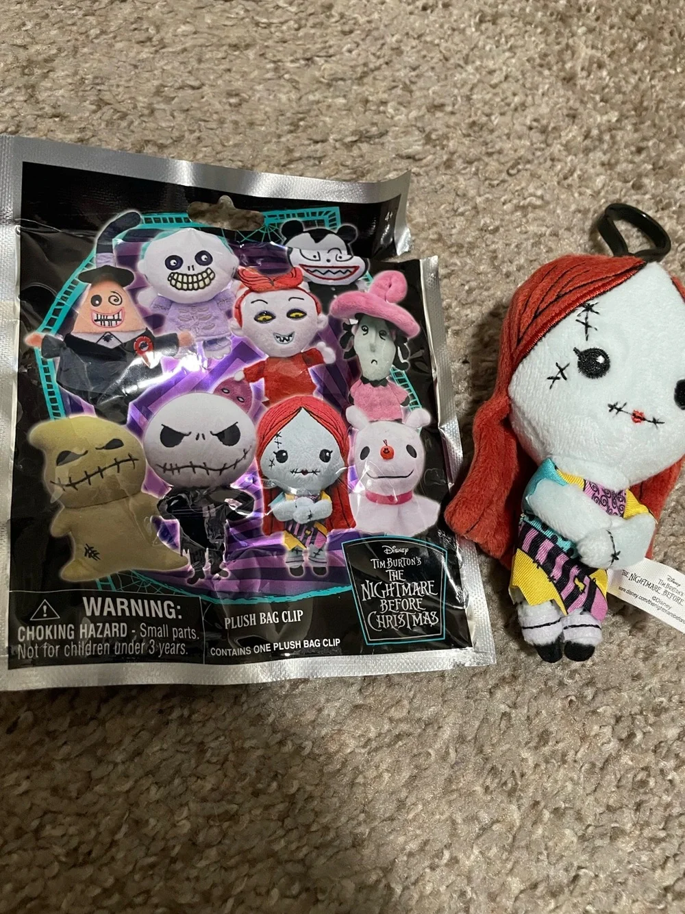 The Nightmare Before Christmas Sally Plush Bag Clip